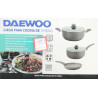 Juego de ollas para cocina Daewoo de 5 piezas