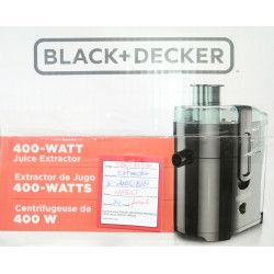  BLACK+DECKER 400-Watt Fruit and Vegetable Juice Extractor, Black,  JE2400BD: Home & Kitchen
