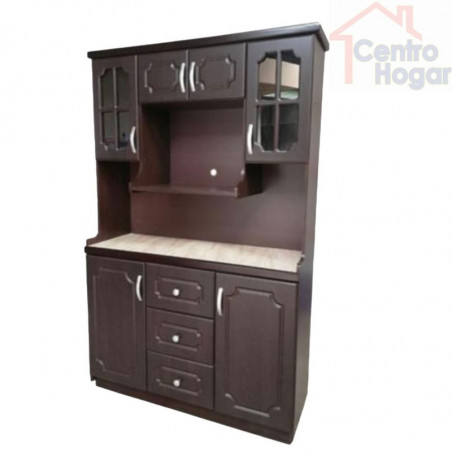Microwave cabinet with storage