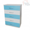 Children's dresser with 5 drawers for girls and boys